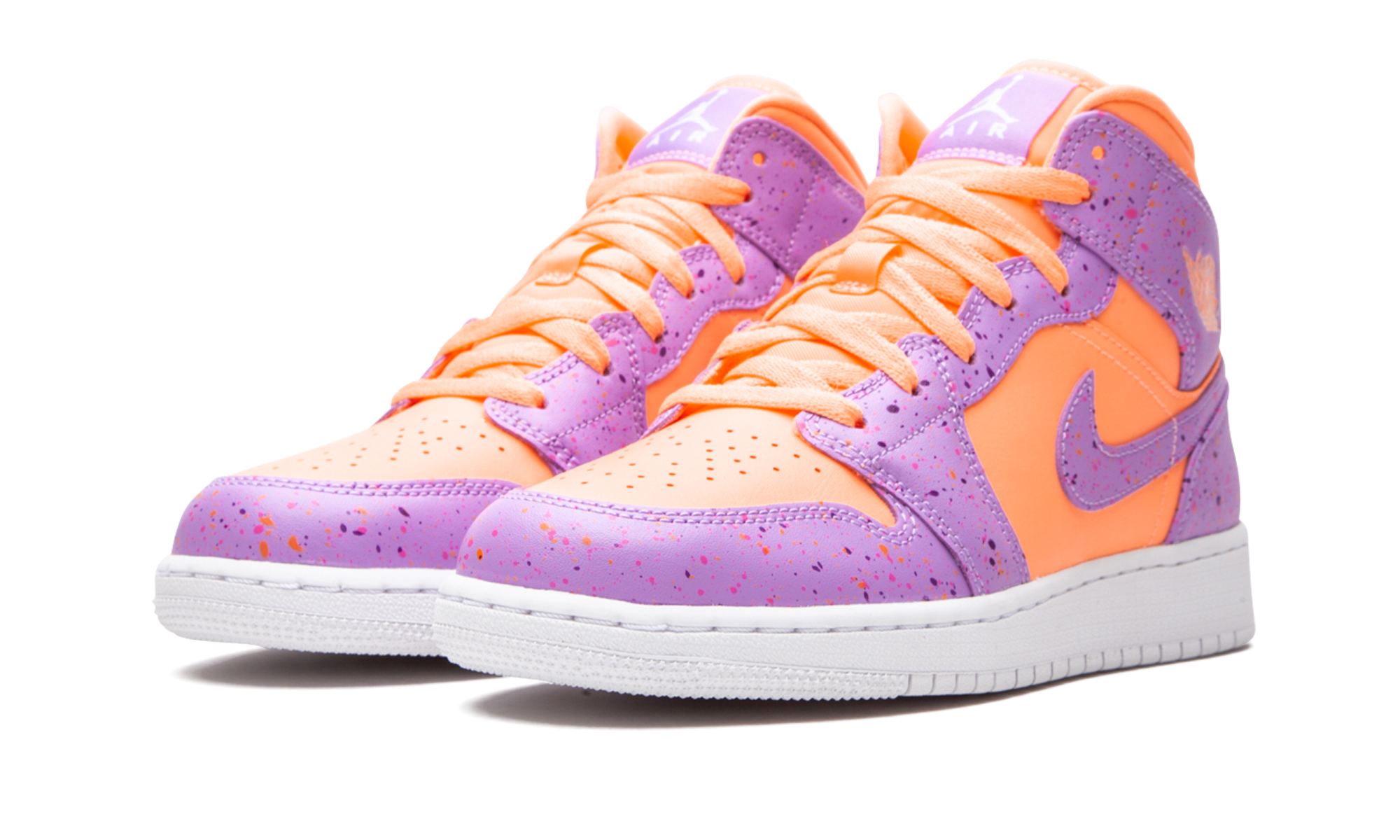 Air Jordan 1 Mid SE GS "Orange Pulse / Atomic Violet" AV5174 800