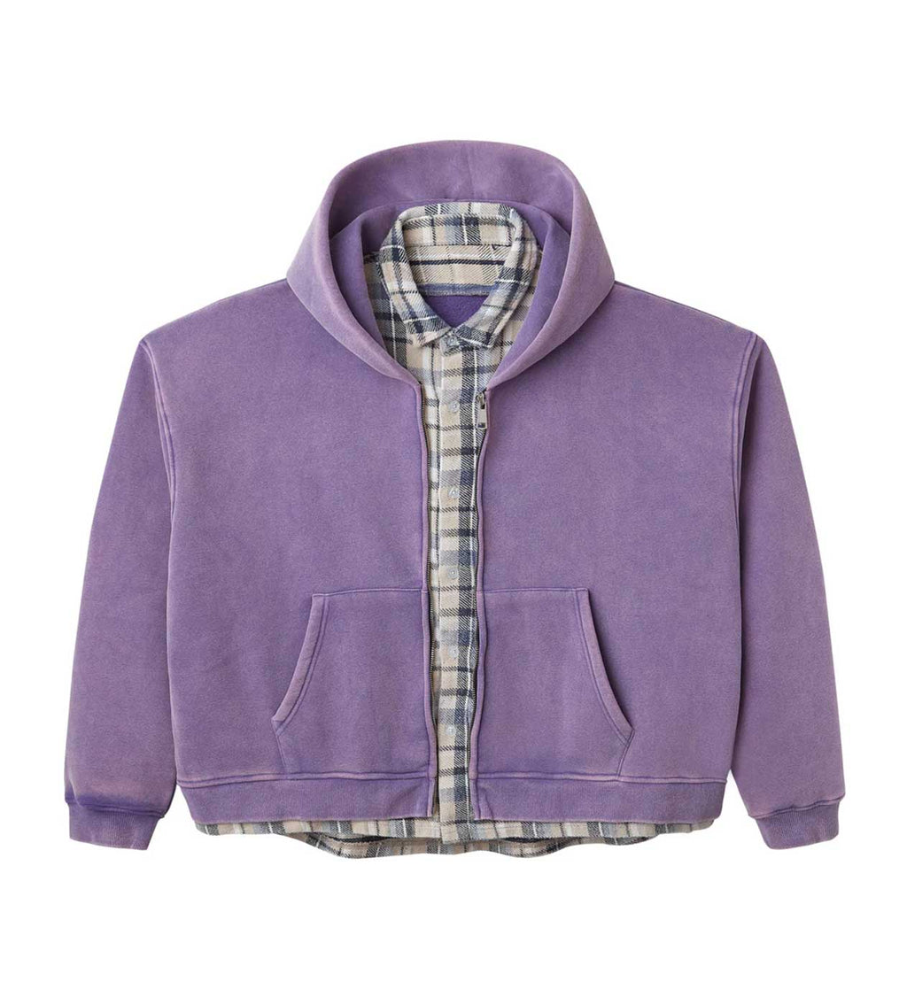 GV Gallery Flannel Zip Up Hoodie