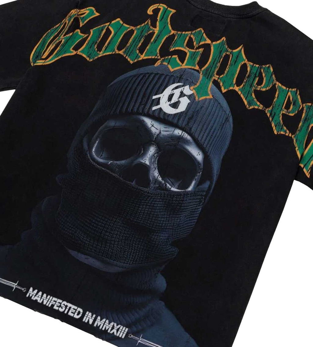 Godspeed Balaclava Szn Tee Black Wash
