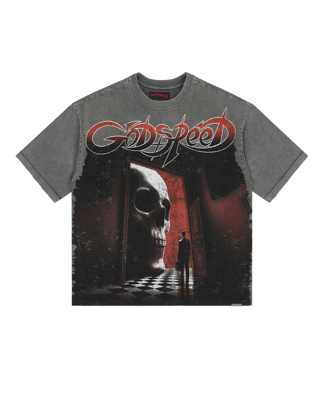 Godspeed Fate's Doorstep Tee Grey