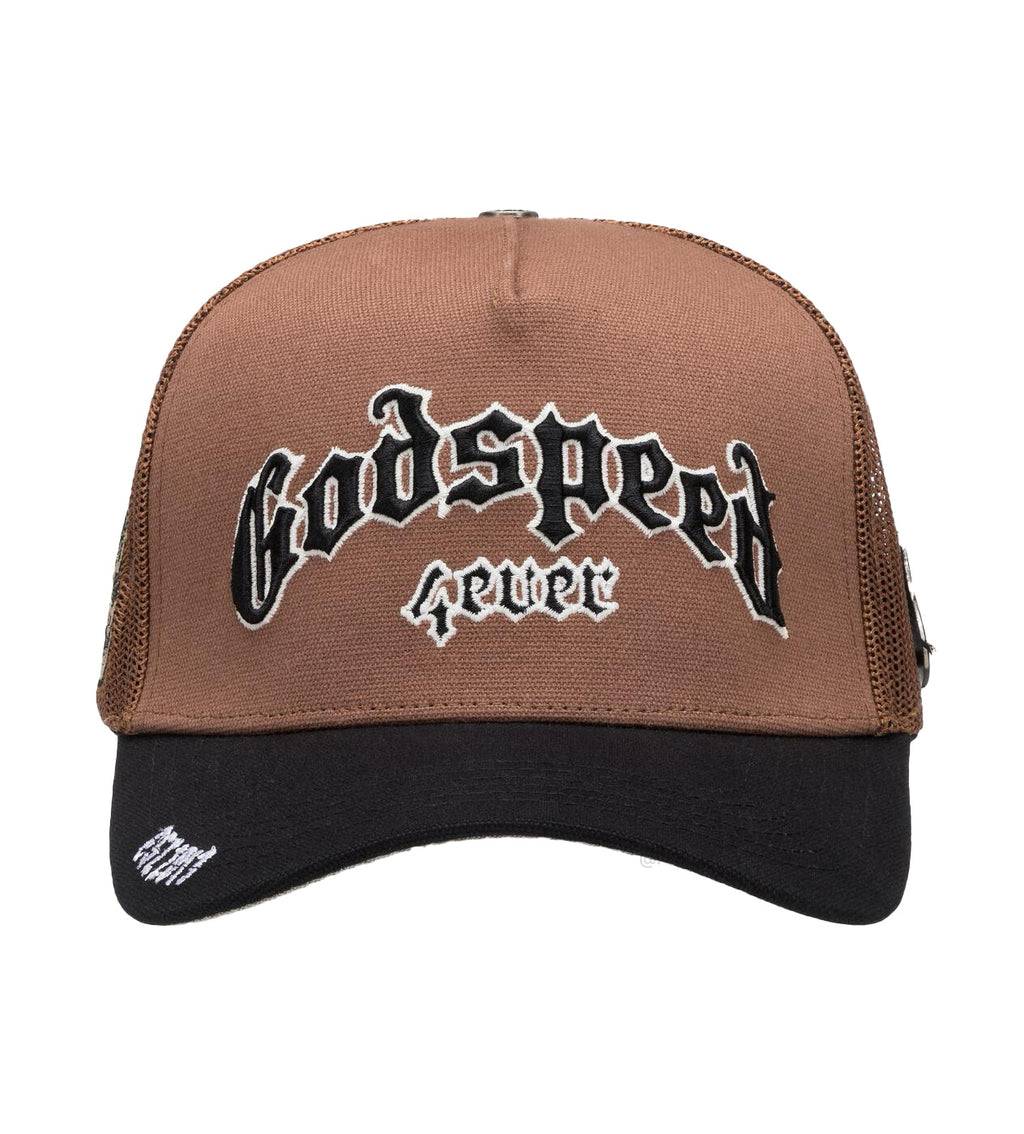 Godspeed Forever Trucker Hat Brown/Black