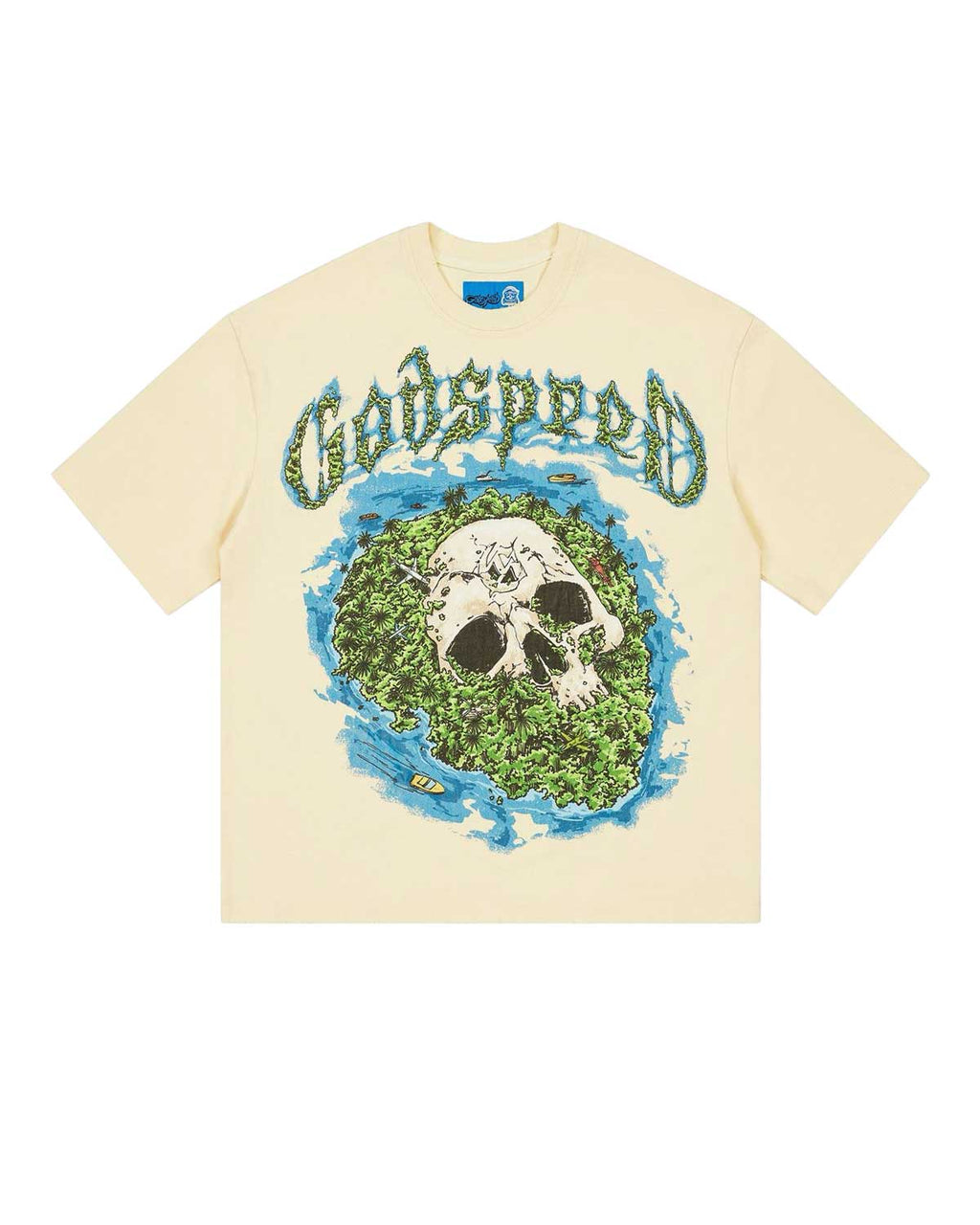Godspeed Skull Island II Tee Bone