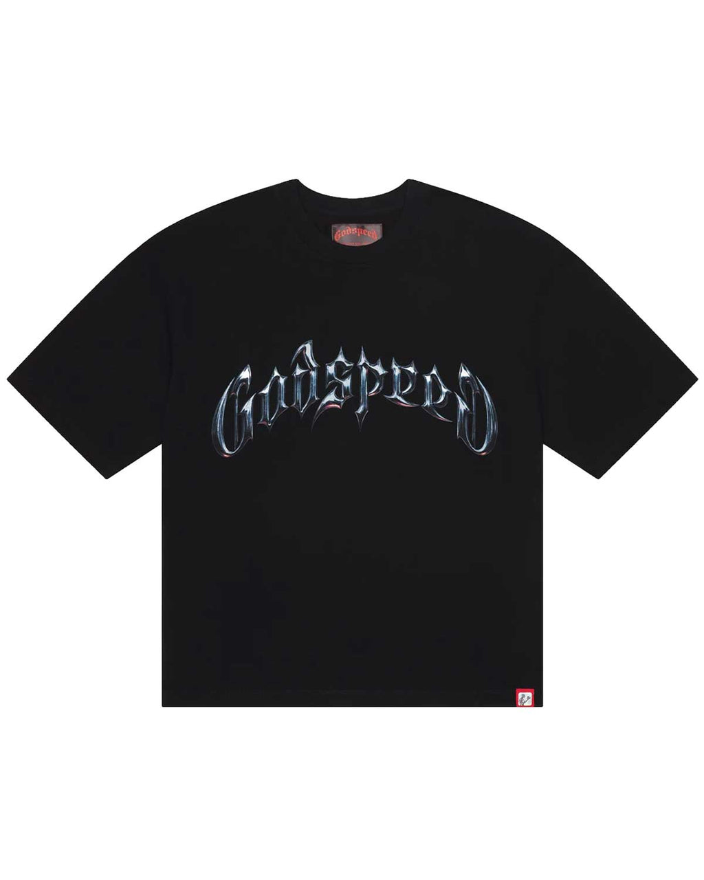 Godspeed Symmetrical Logo Tee Black Boom