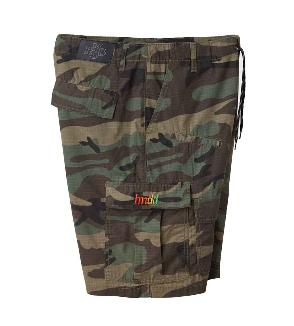 HMDD Utility Camo Cargo Shorts