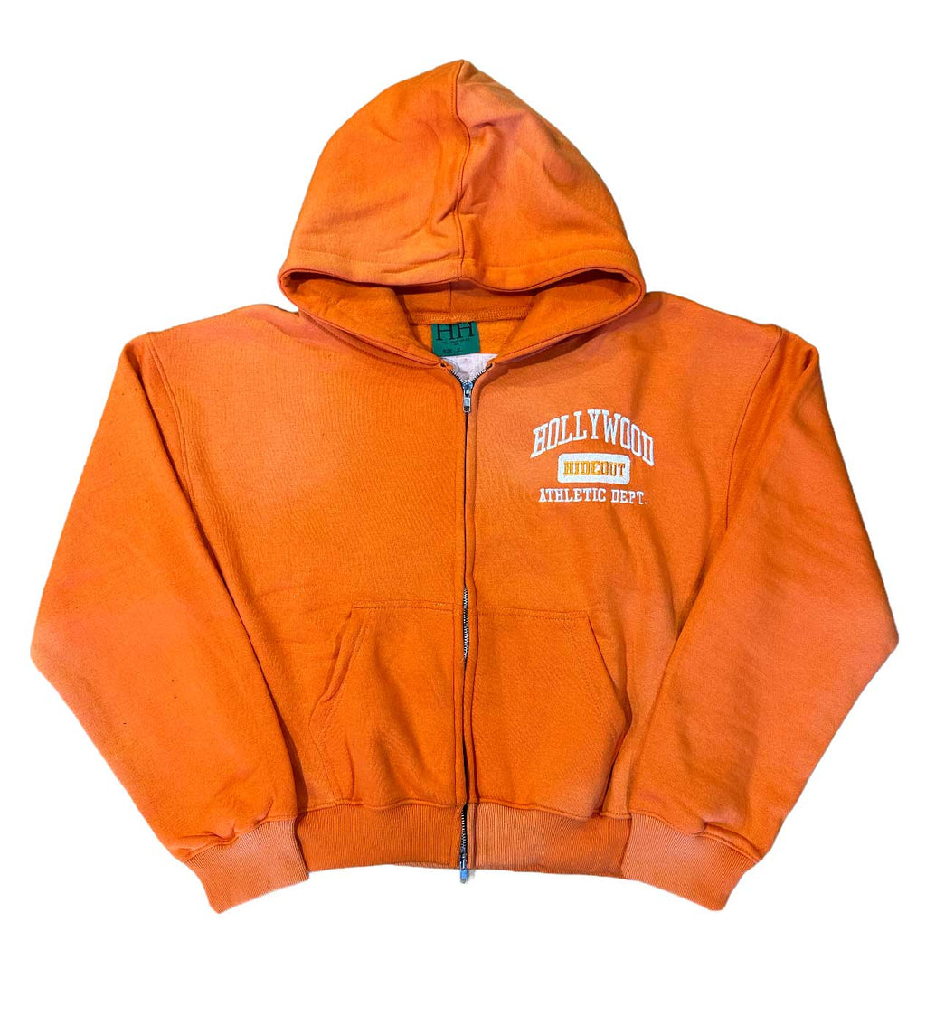 Hollywood Hideout Pep Rally Zip-Up Hoodie Orange