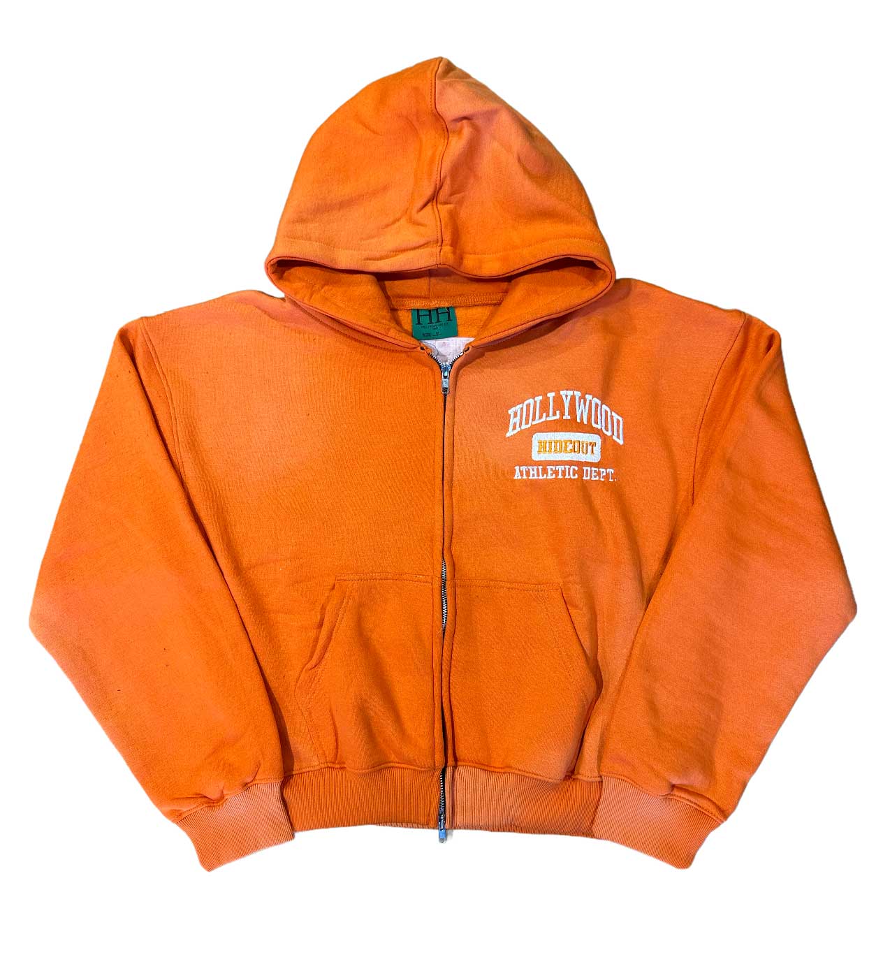 Hollywood Hideout Pep Rally Zip-Up Hoodie Orange
