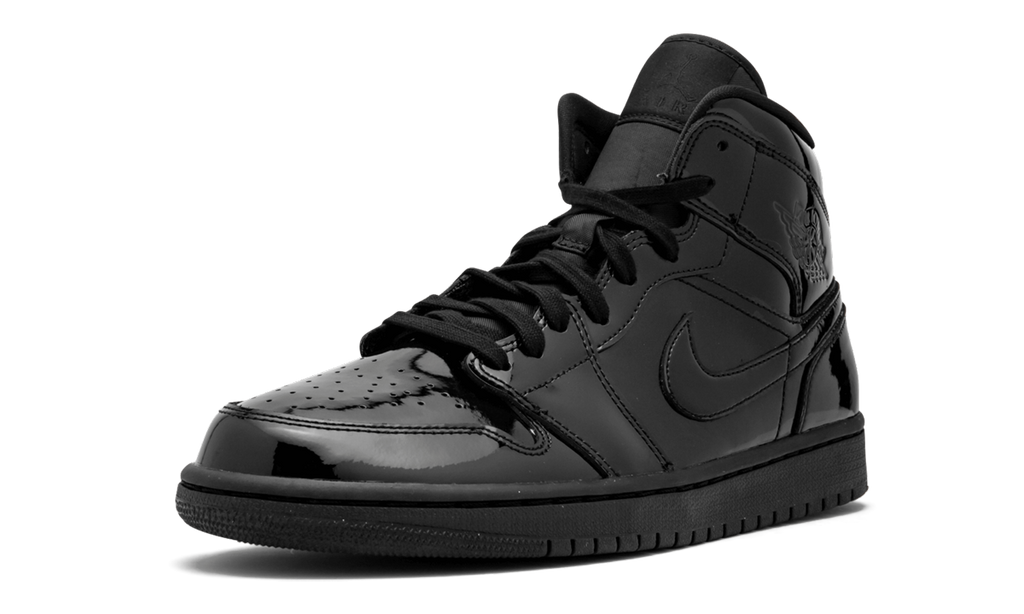 AIR JORDAN 1 MID WMNS "Black Patent Leather" BQ6472 002