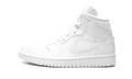 AIR JORDAN 1 MID WMNS "Triple White" BQ6472 100