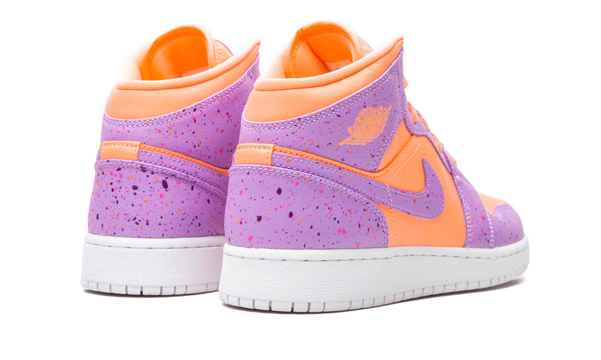 Air Jordan 1 Mid SE GS "Orange Pulse / Atomic Violet" AV5174 800
