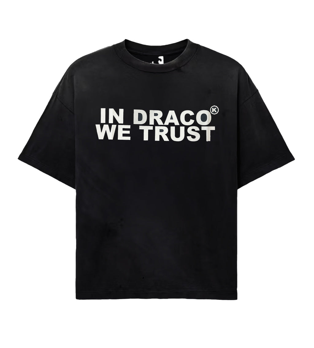 Kixkz Clothing In Draco We Trust Tee Black/White