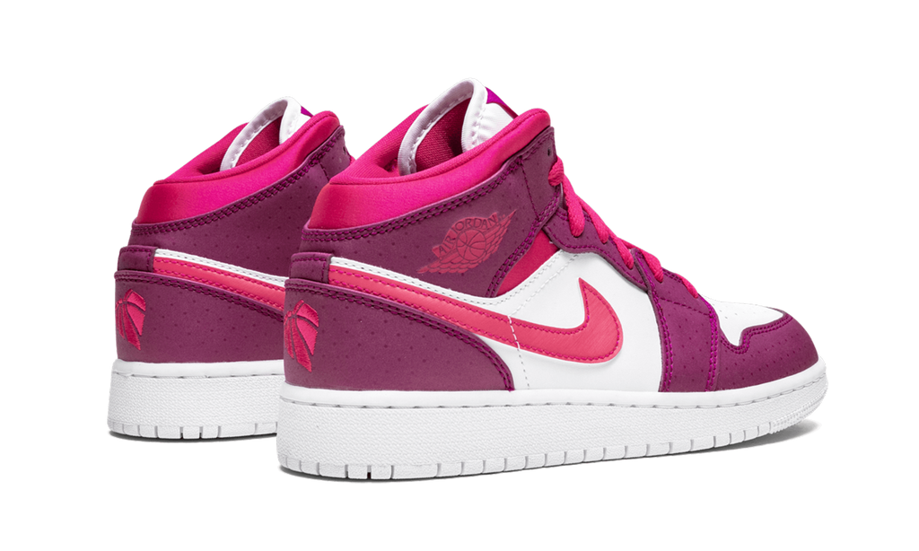 Air Jordan 1 Mid GS "True Berry" 555112 661