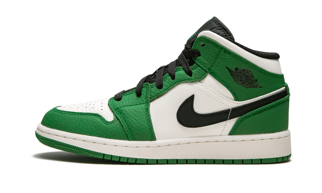 Air Jordan 1 Mid SE GS "Pine Green" BQ6931 301