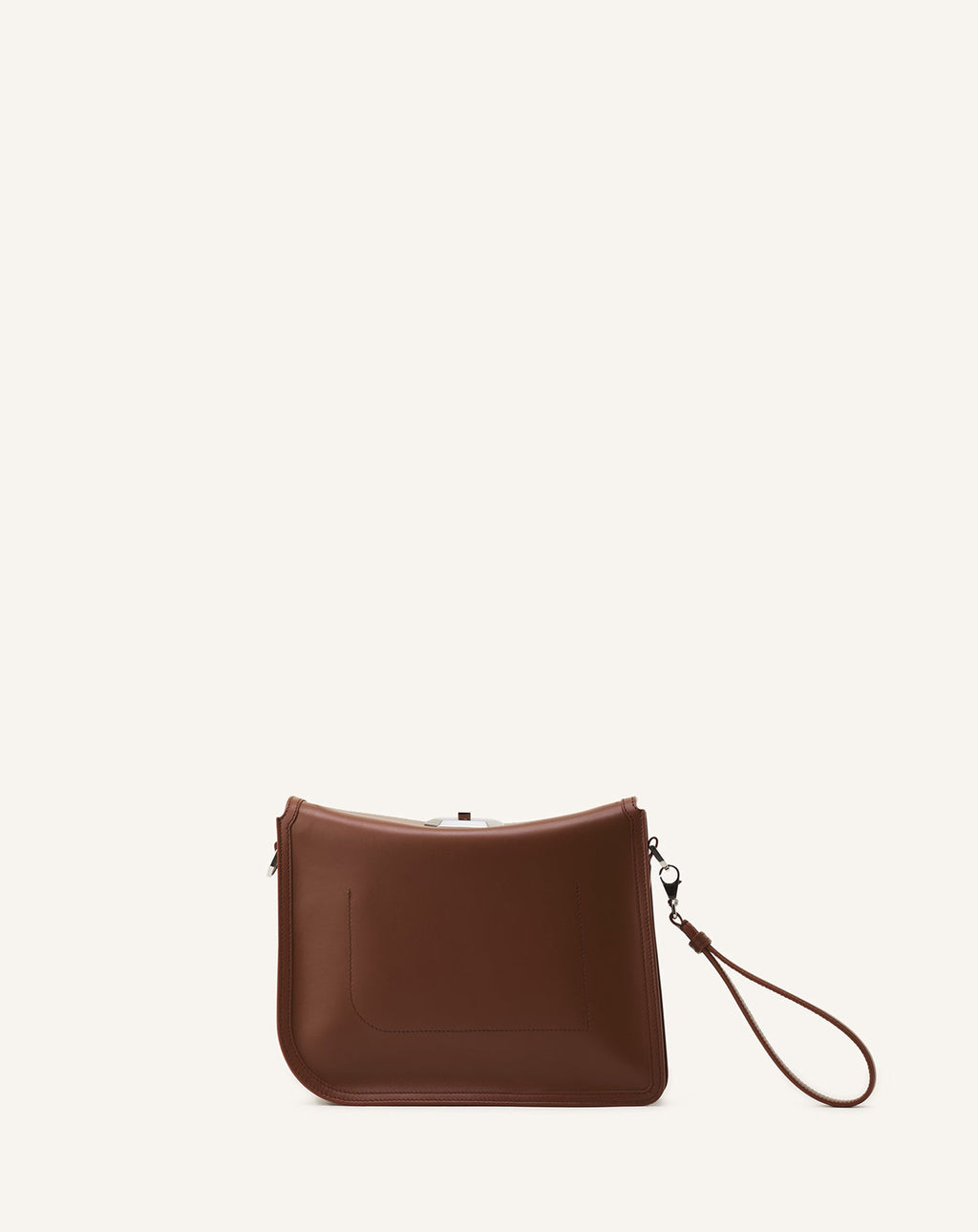 COMPAGNON CLUTCH BAG IN LEATHER