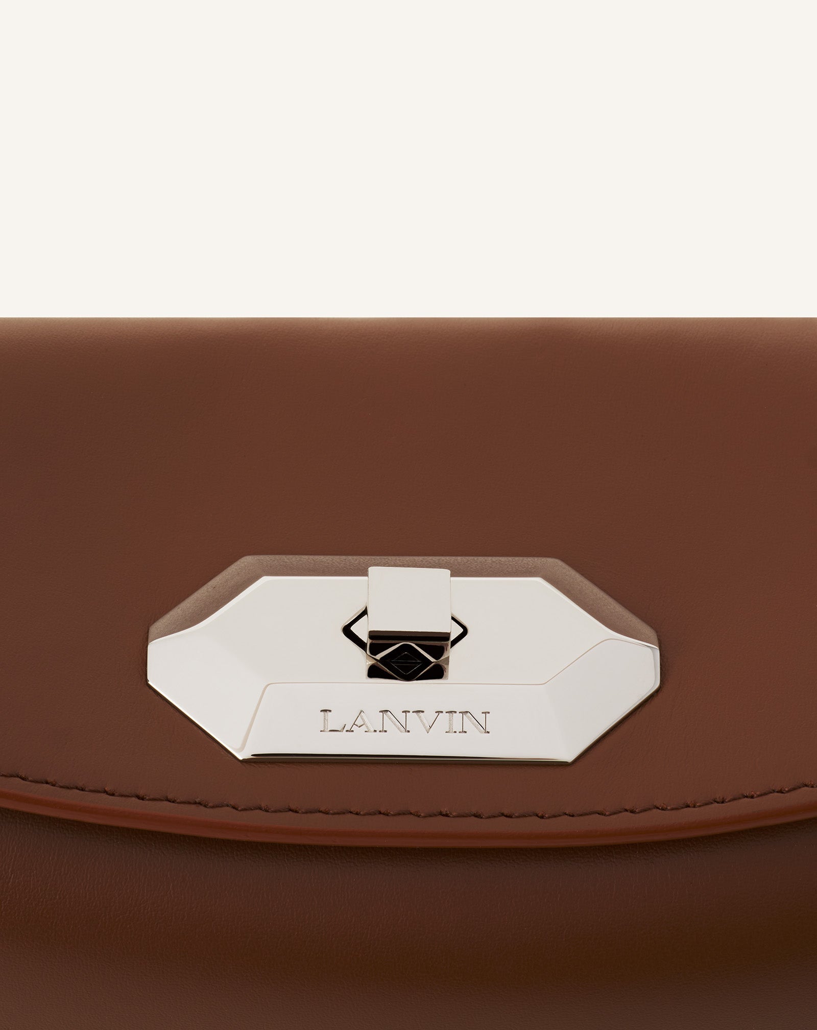 COMPAGNON CLUTCH BAG IN LEATHER