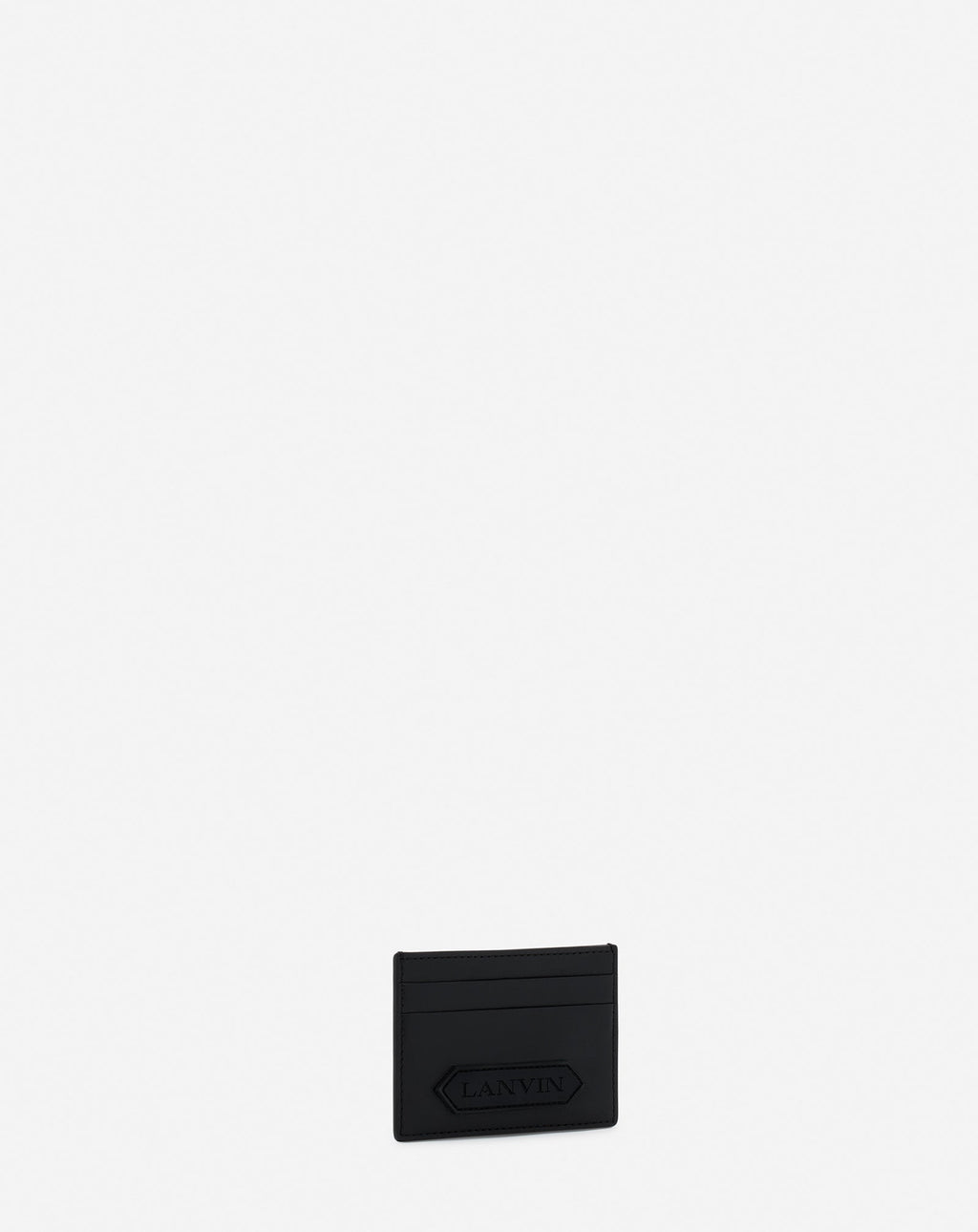 LANVIN SIGNATURE LEATHER CARDHOLDER