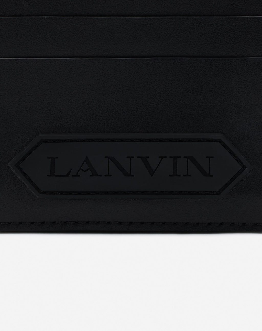 LANVIN SIGNATURE LEATHER CARDHOLDER