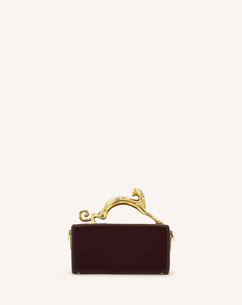 PENCIL CAT NANO BAG IN PATENT LEATHER