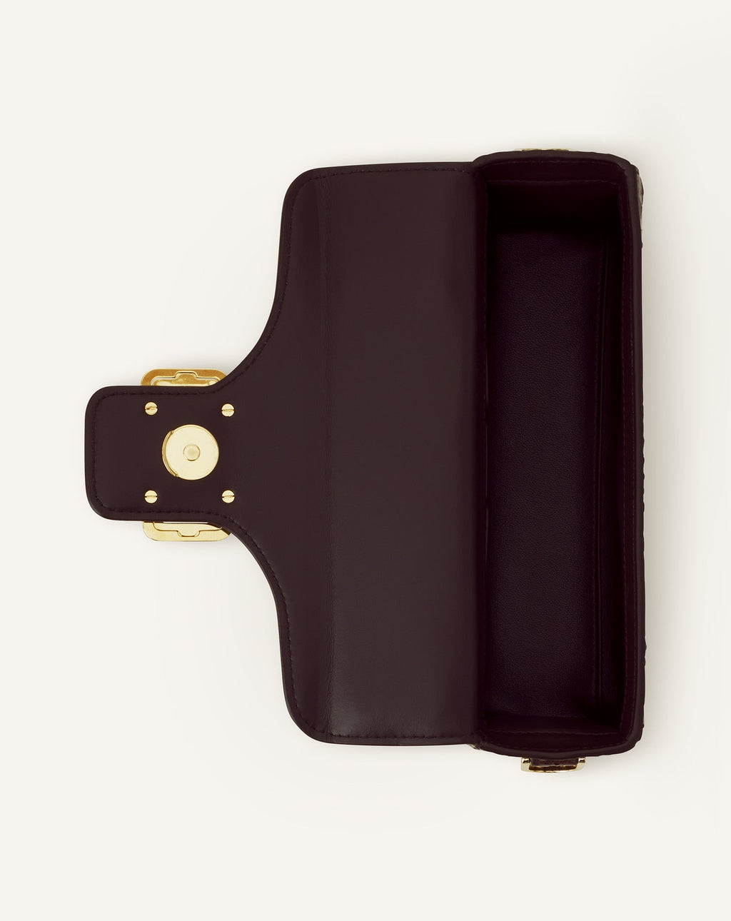 PENCIL CAT NANO BAG IN PATENT LEATHER