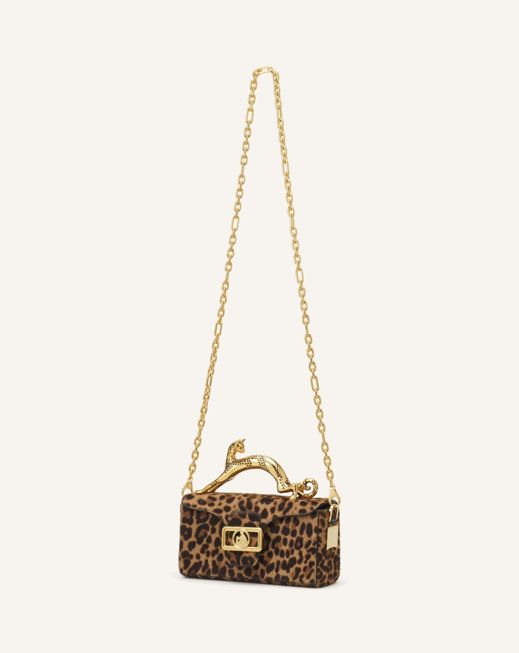 PENCIL CAT NANO BAG IN LEOPARD PRINT
