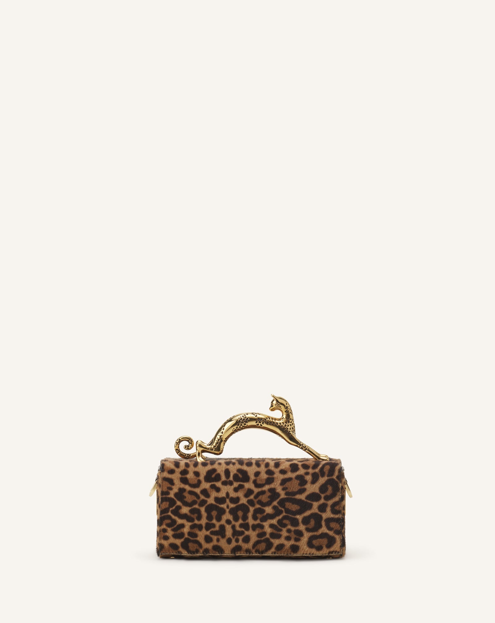 PENCIL CAT NANO BAG IN LEOPARD PRINT