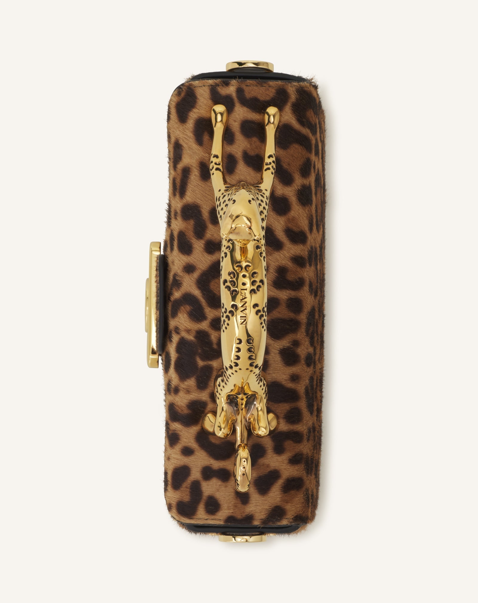 PENCIL CAT NANO BAG IN LEOPARD PRINT