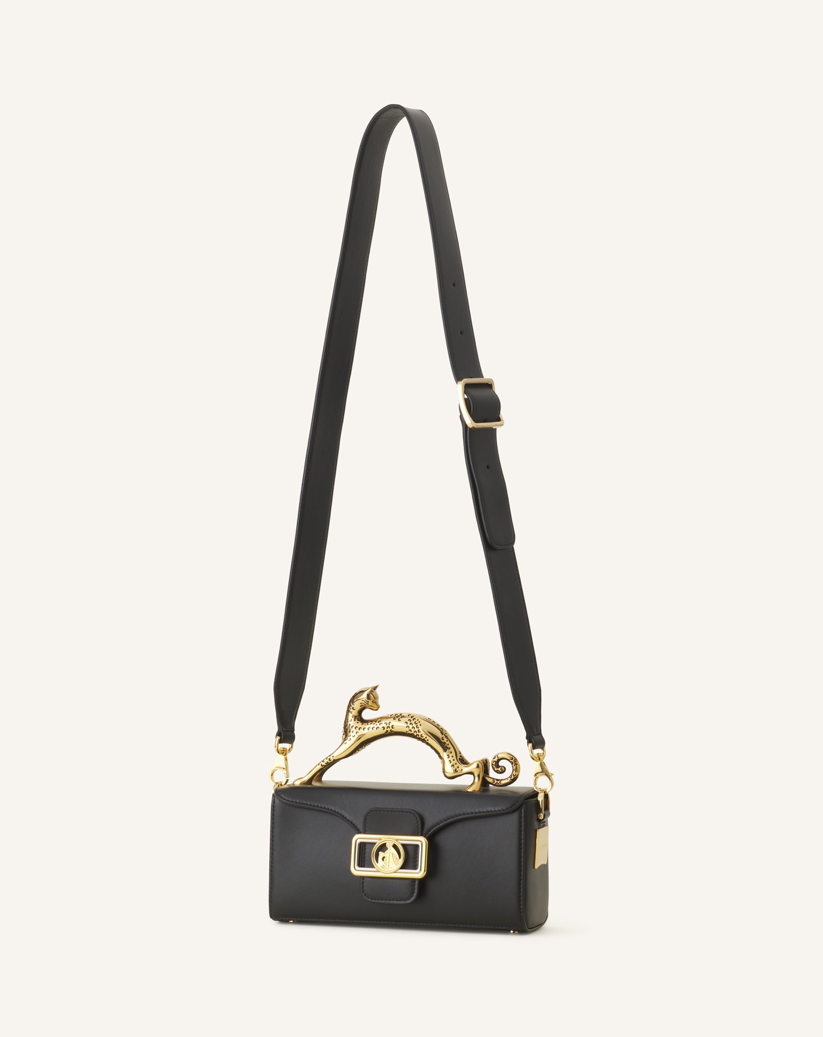 PENCIL CAT NANO BAG IN LEATHER
