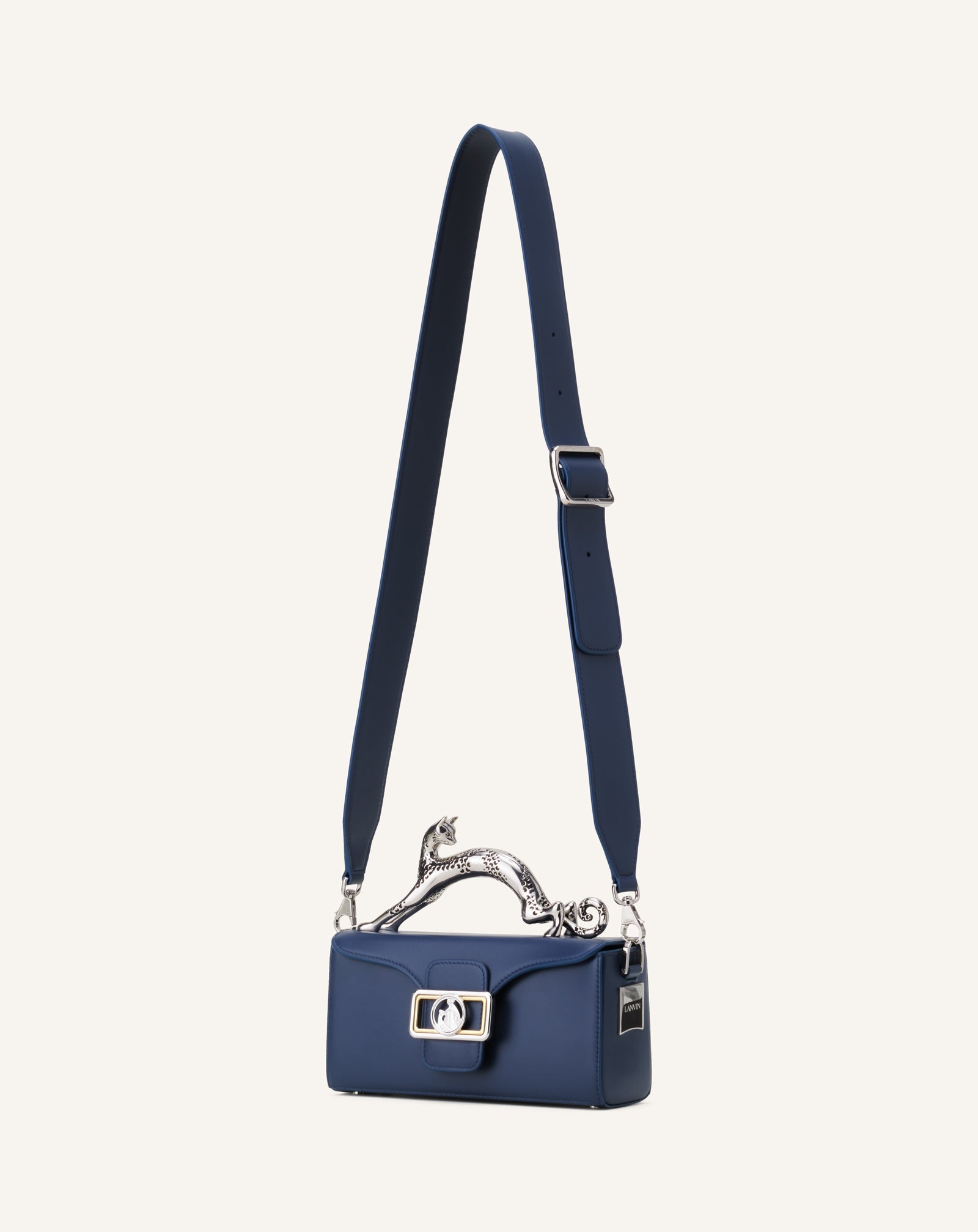 PENCIL CAT NANO BAG IN LEATHER