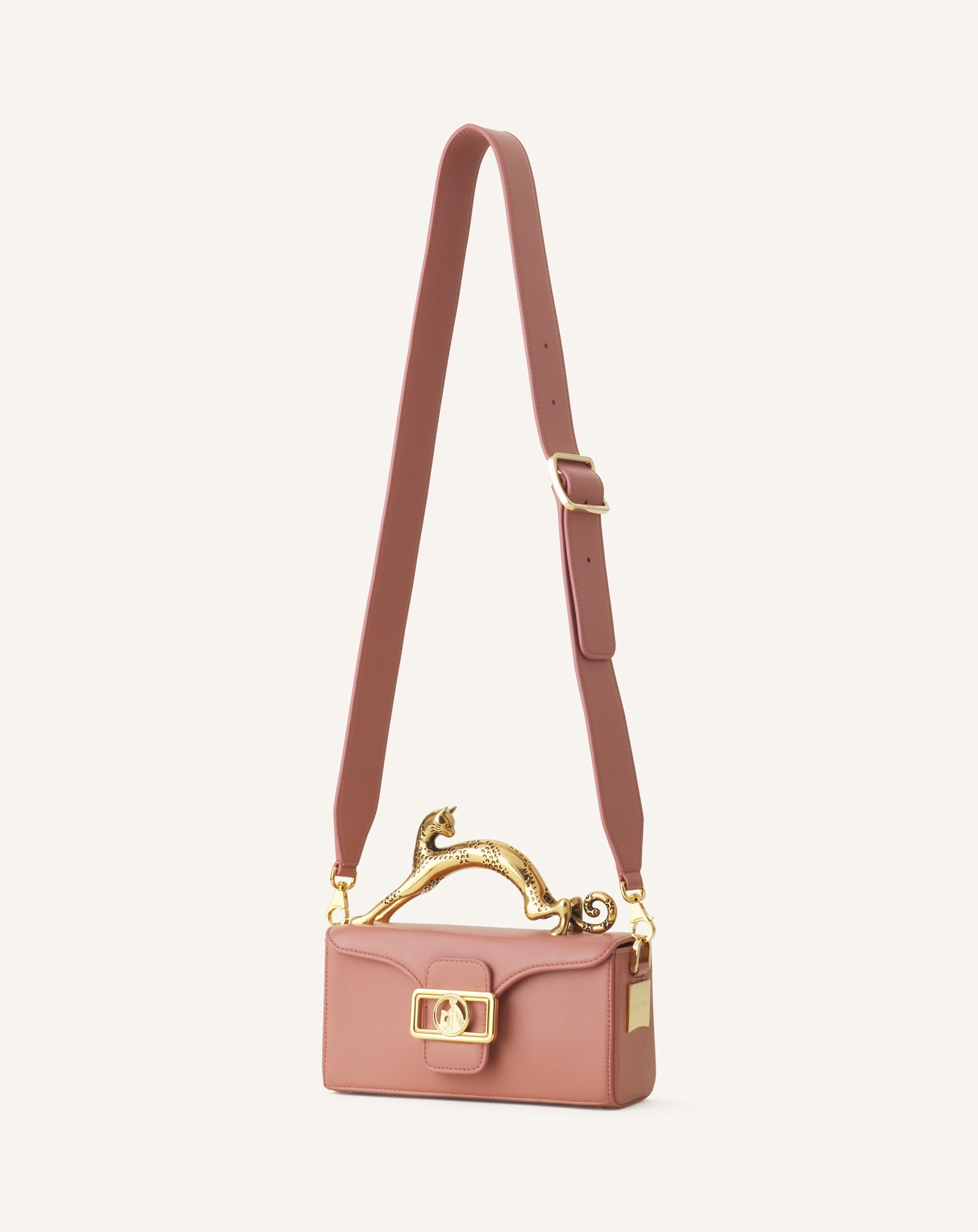 PENCIL CAT NANO BAG IN LEATHER