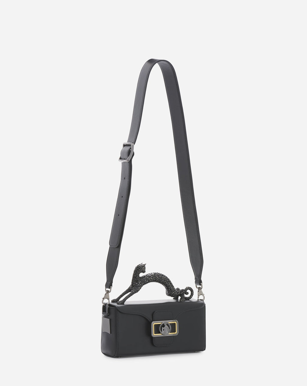 PENCIL CAT NANO BAG IN LEATHER
