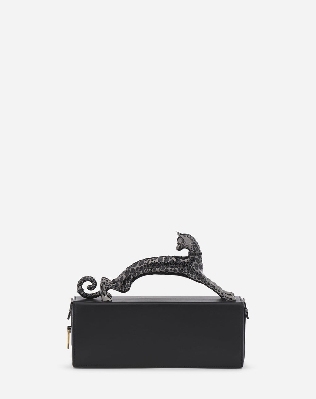 PENCIL CAT BAG IN LEATHER