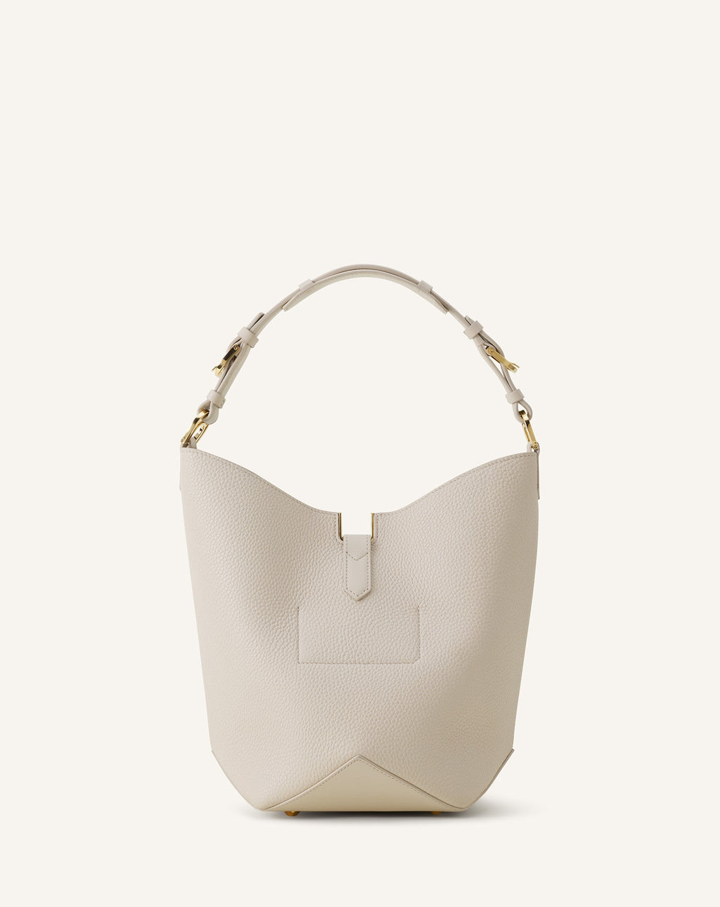 CATCH BY LANVIN BUCKET BAG IN GRAINED LEATHER