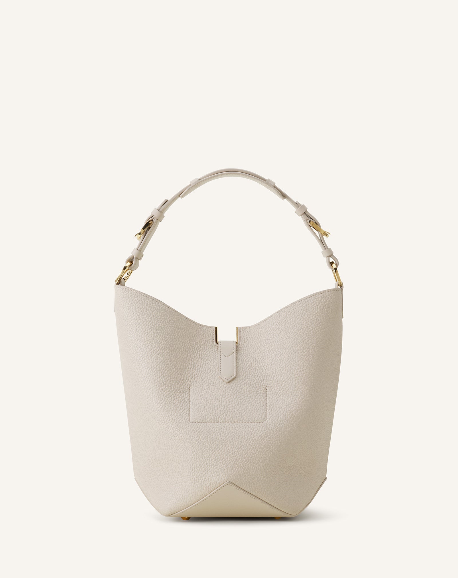 CATCH BY LANVIN BUCKET BAG IN GRAINED LEATHER