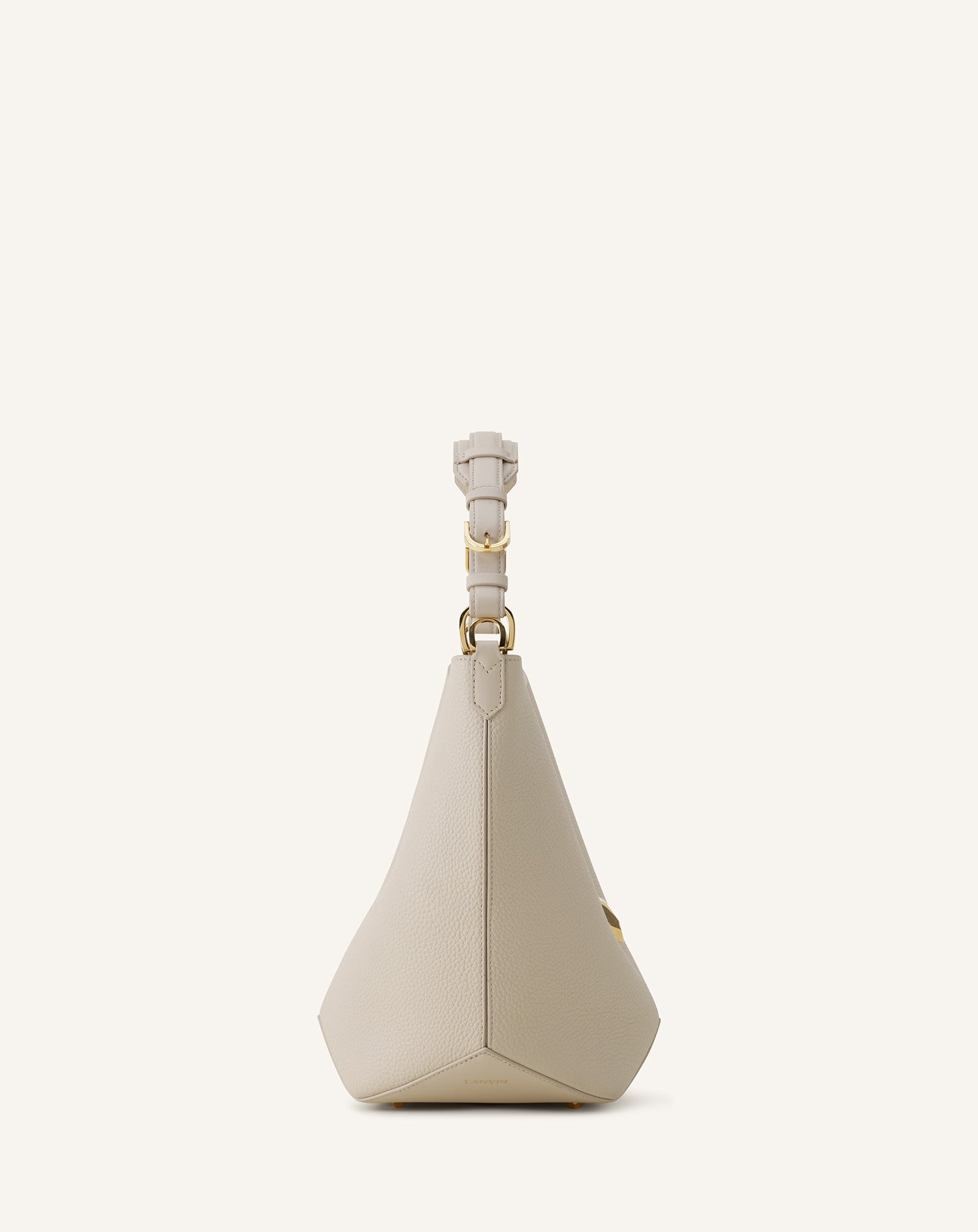 CATCH BY LANVIN BUCKET BAG IN GRAINED LEATHER