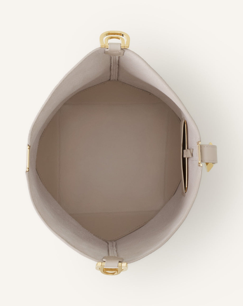 CATCH BY LANVIN BUCKET BAG IN GRAINED LEATHER