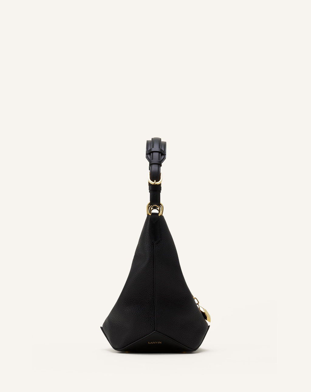 CATCH BY LANVIN BUCKET BAG IN GRAINED LEATHER
