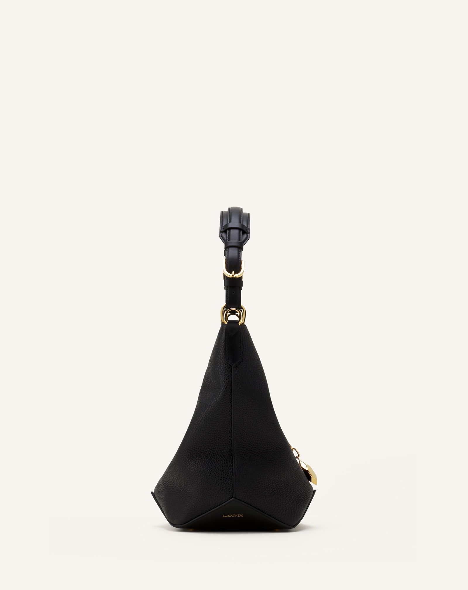 CATCH BY LANVIN BUCKET BAG IN GRAINED LEATHER