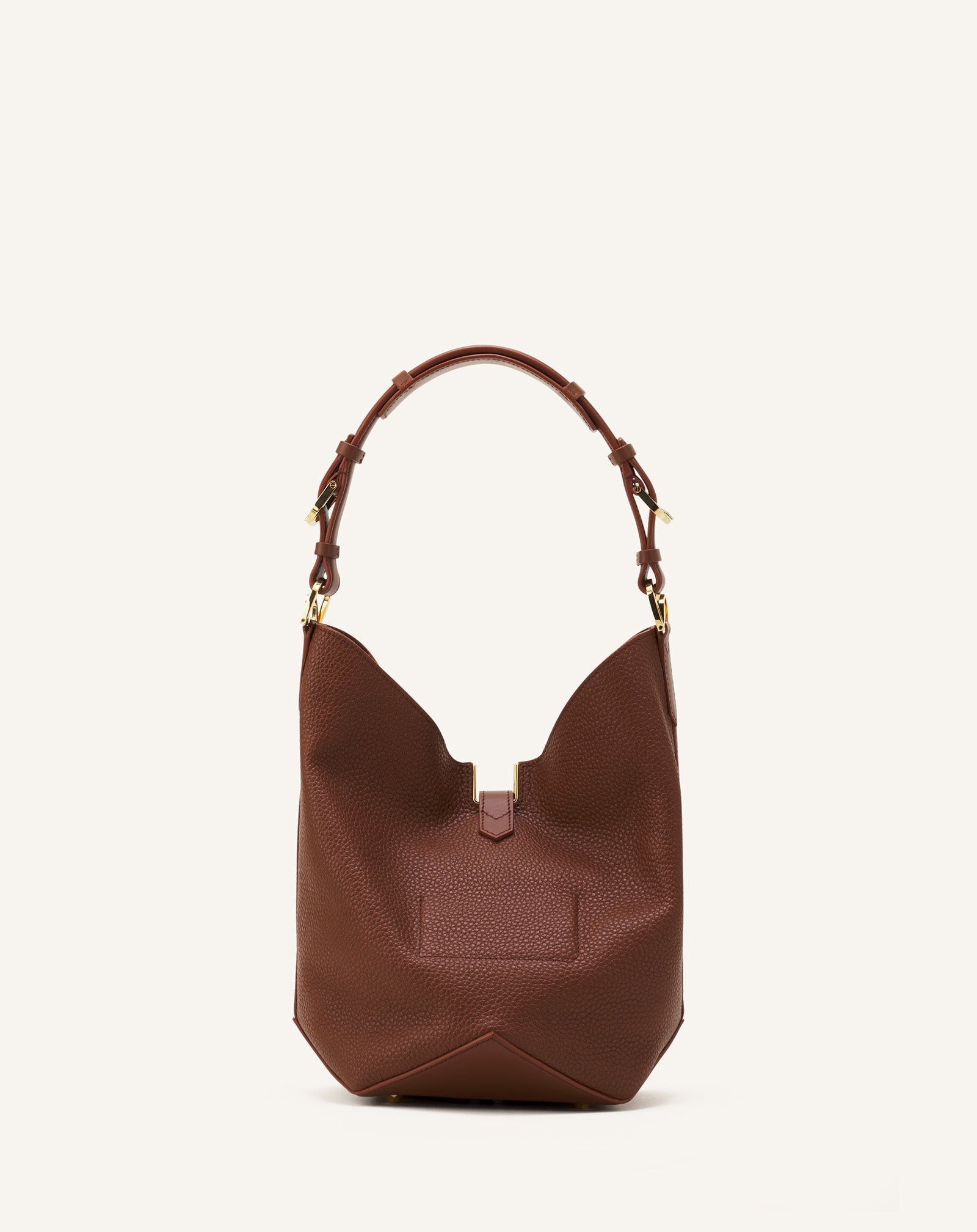 CATCH BY LANVIN BUCKET BAG IN GRAINED LEATHER