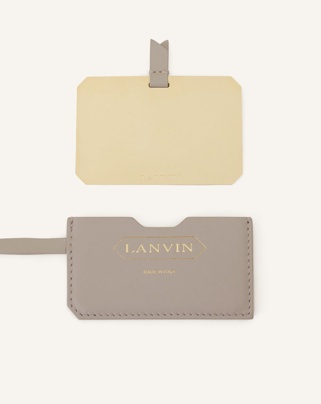 CATCH BY LANVIN NANO BUCKET BAG IN LEATHER