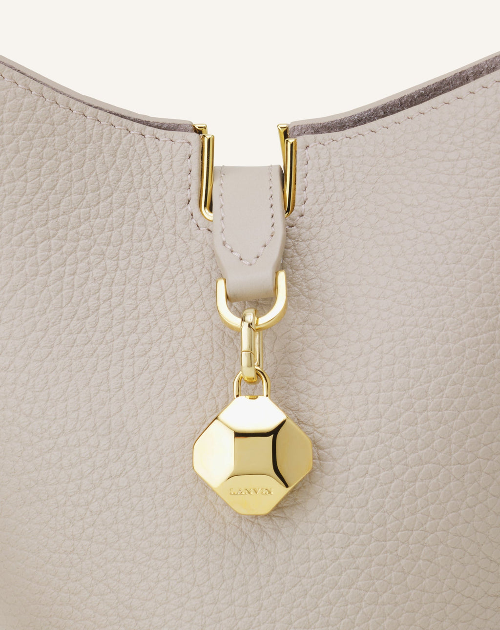CATCH BY LANVIN NANO BUCKET BAG IN LEATHER