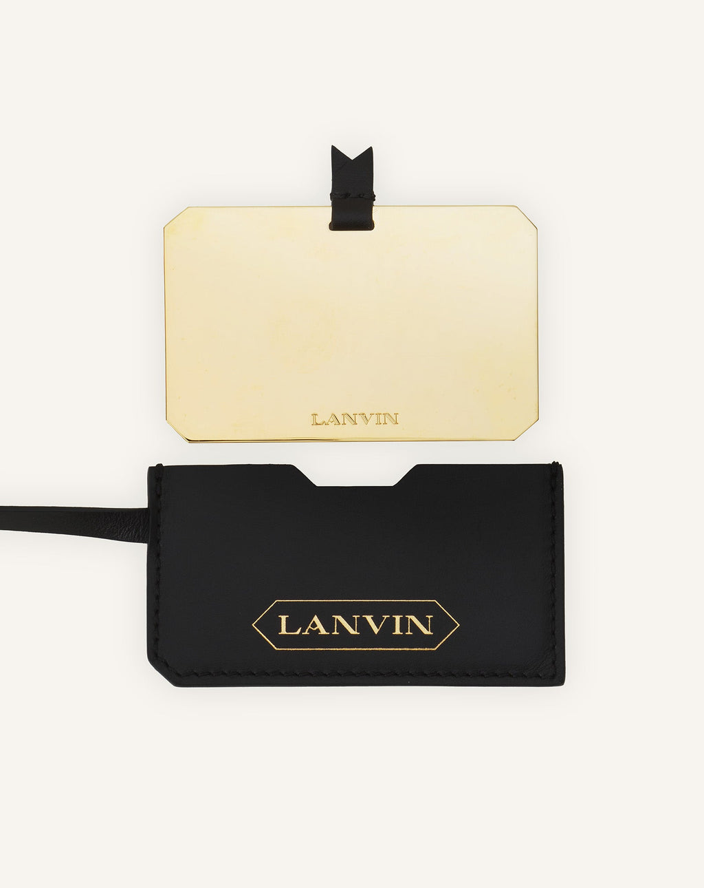 CATCH BY LANVIN NANO BUCKET BAG IN LEATHER