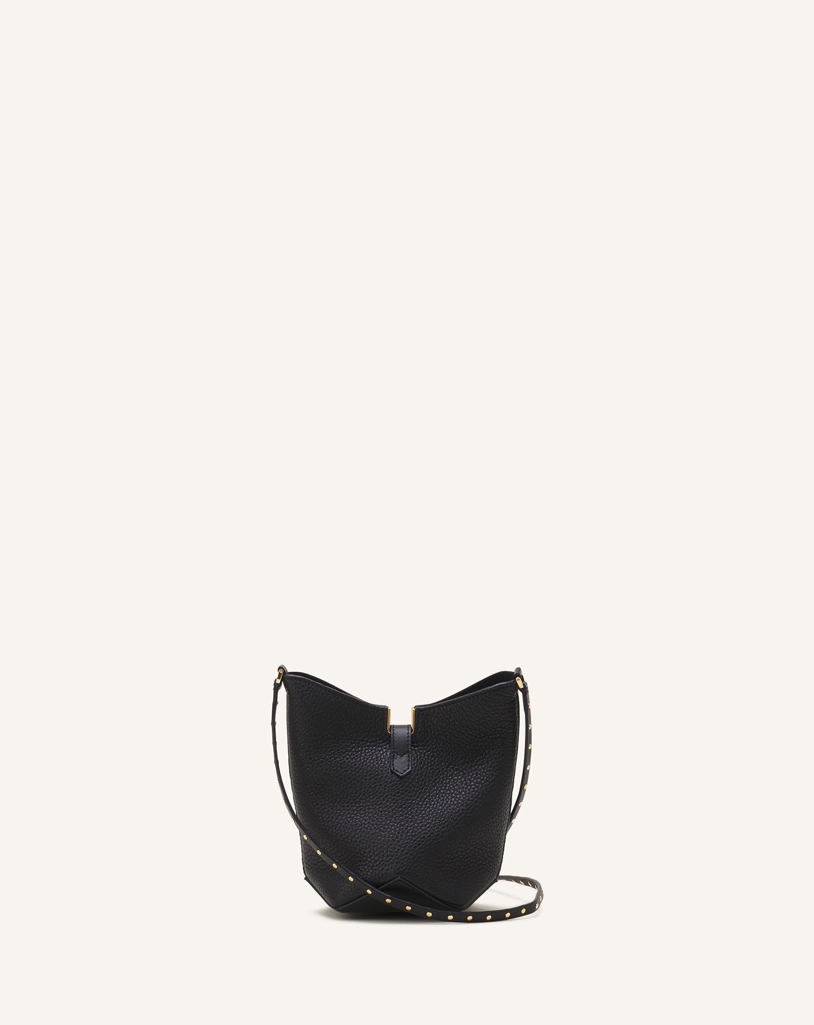 CATCH BY LANVIN NANO BUCKET BAG IN LEATHER