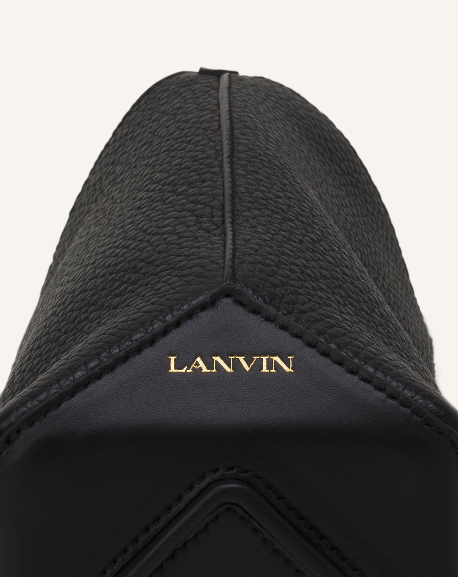 CATCH BY LANVIN NANO BUCKET BAG IN LEATHER