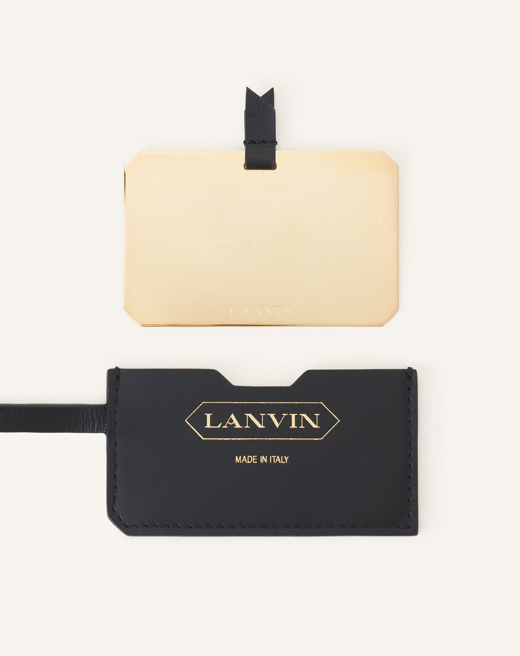 CATCH BY LANVIN NANO BUCKET BAG IN SHINY LEATHER