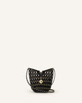 CATCH BY LANVIN NANO BUCKET BAG IN SUEDE