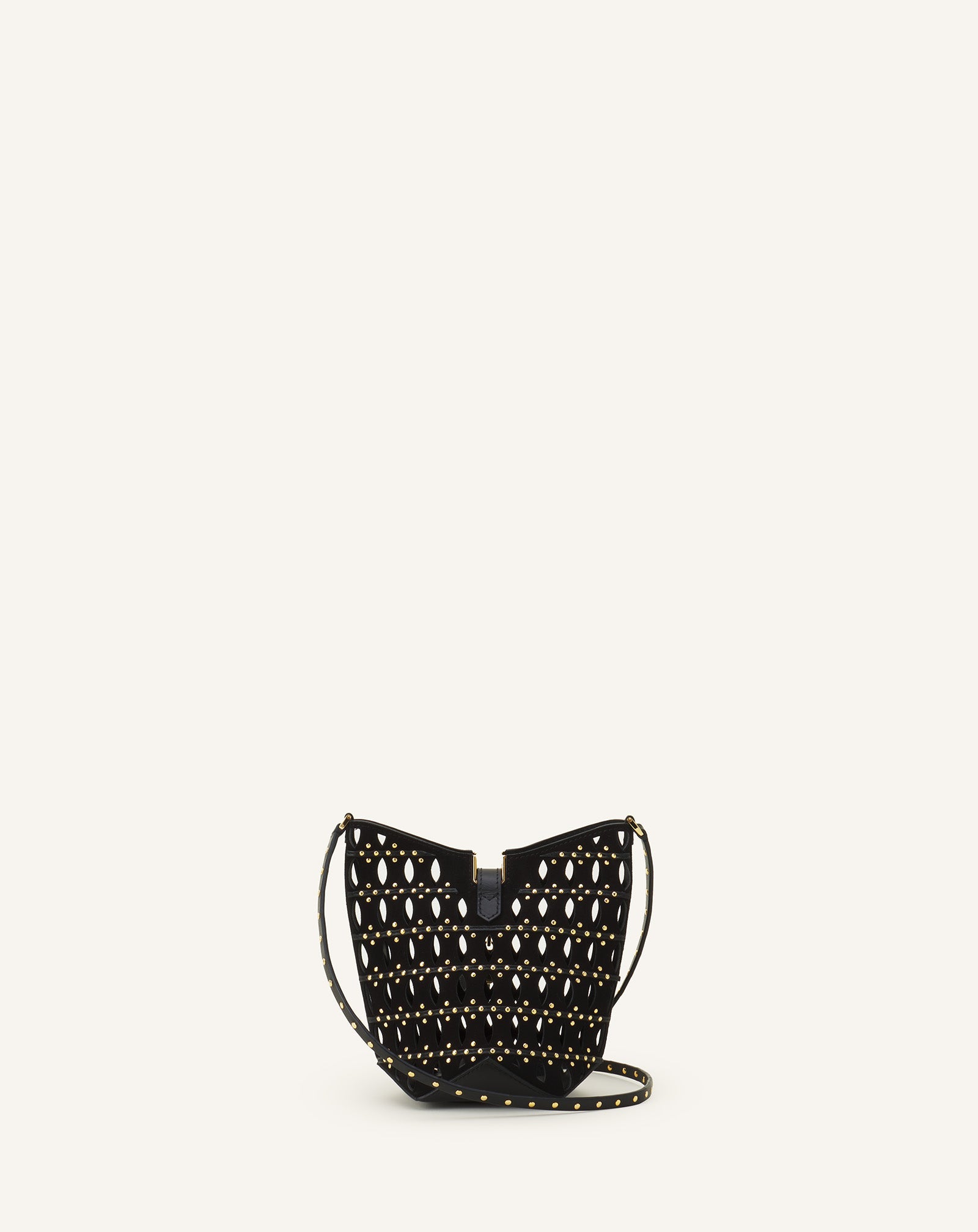 CATCH BY LANVIN NANO BUCKET BAG IN SUEDE
