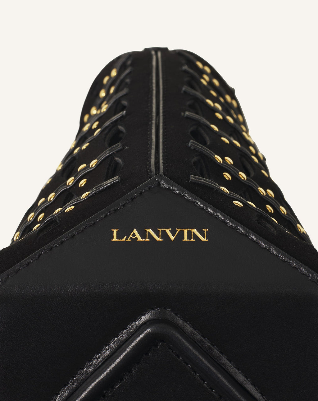 CATCH BY LANVIN NANO BUCKET BAG IN SUEDE