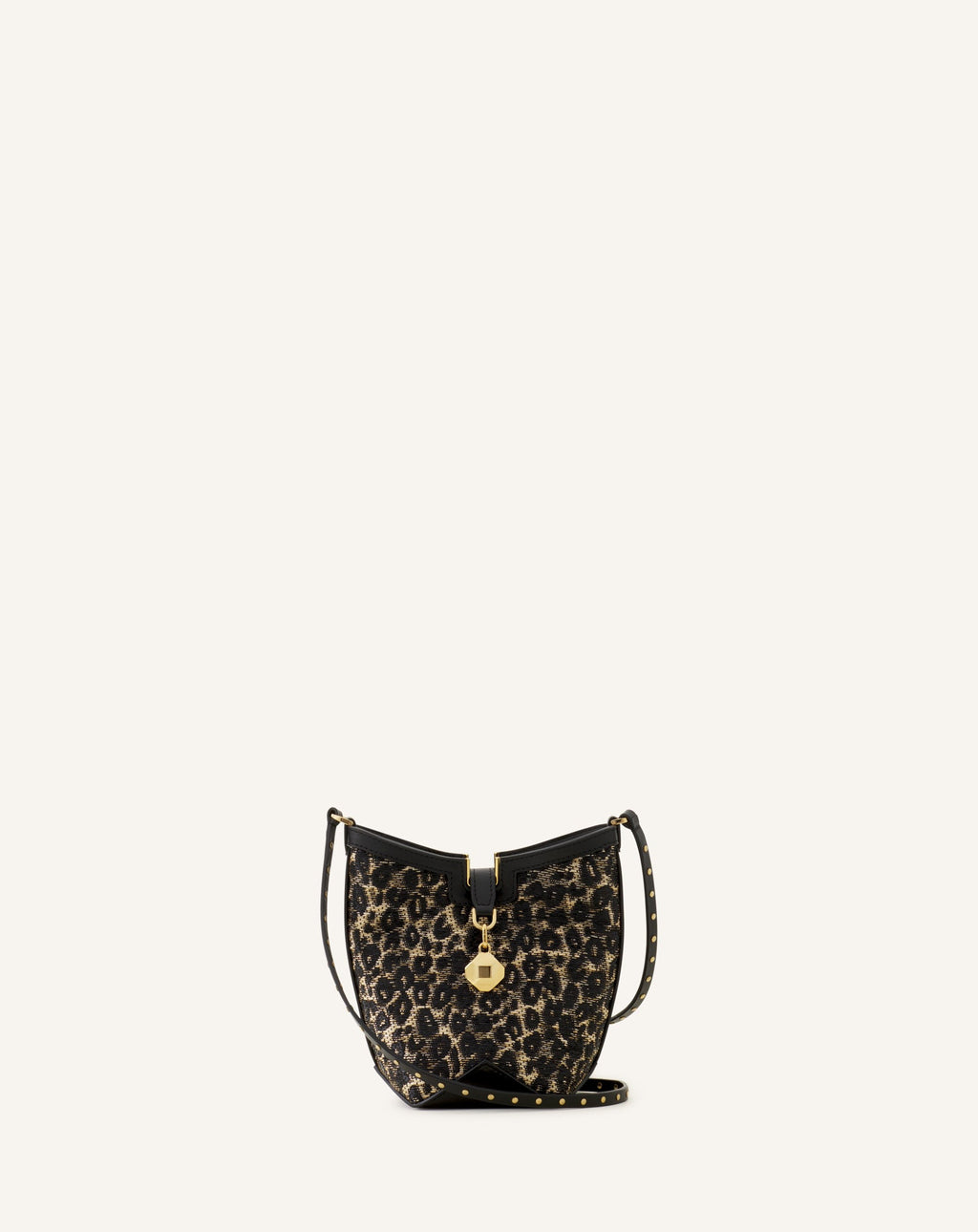 CATCH BY LANVIN NANO BUCKET BAG IN RAFFIA