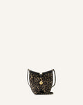 CATCH BY LANVIN NANO BUCKET BAG IN RAFFIA