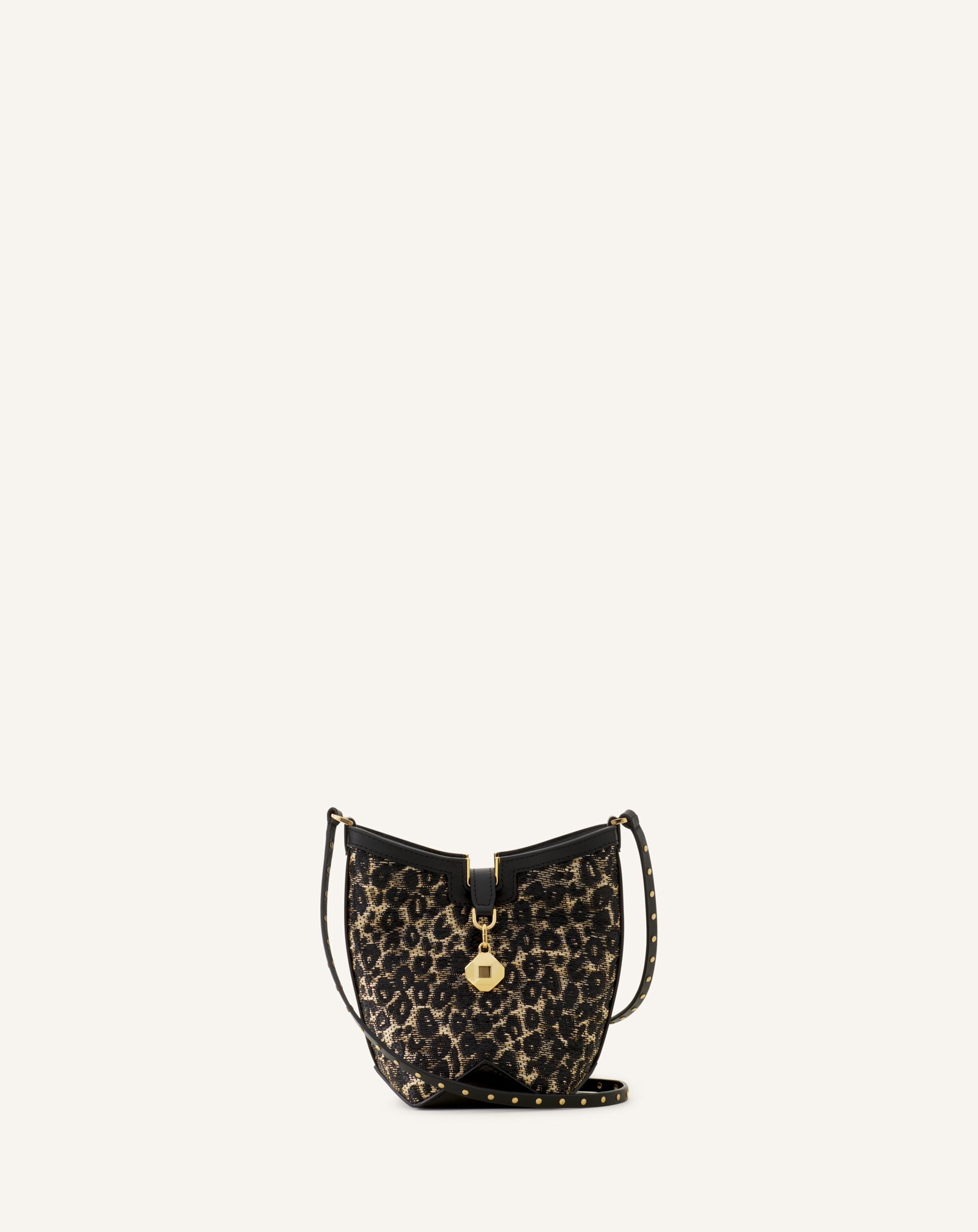 CATCH BY LANVIN NANO BUCKET BAG IN RAFFIA