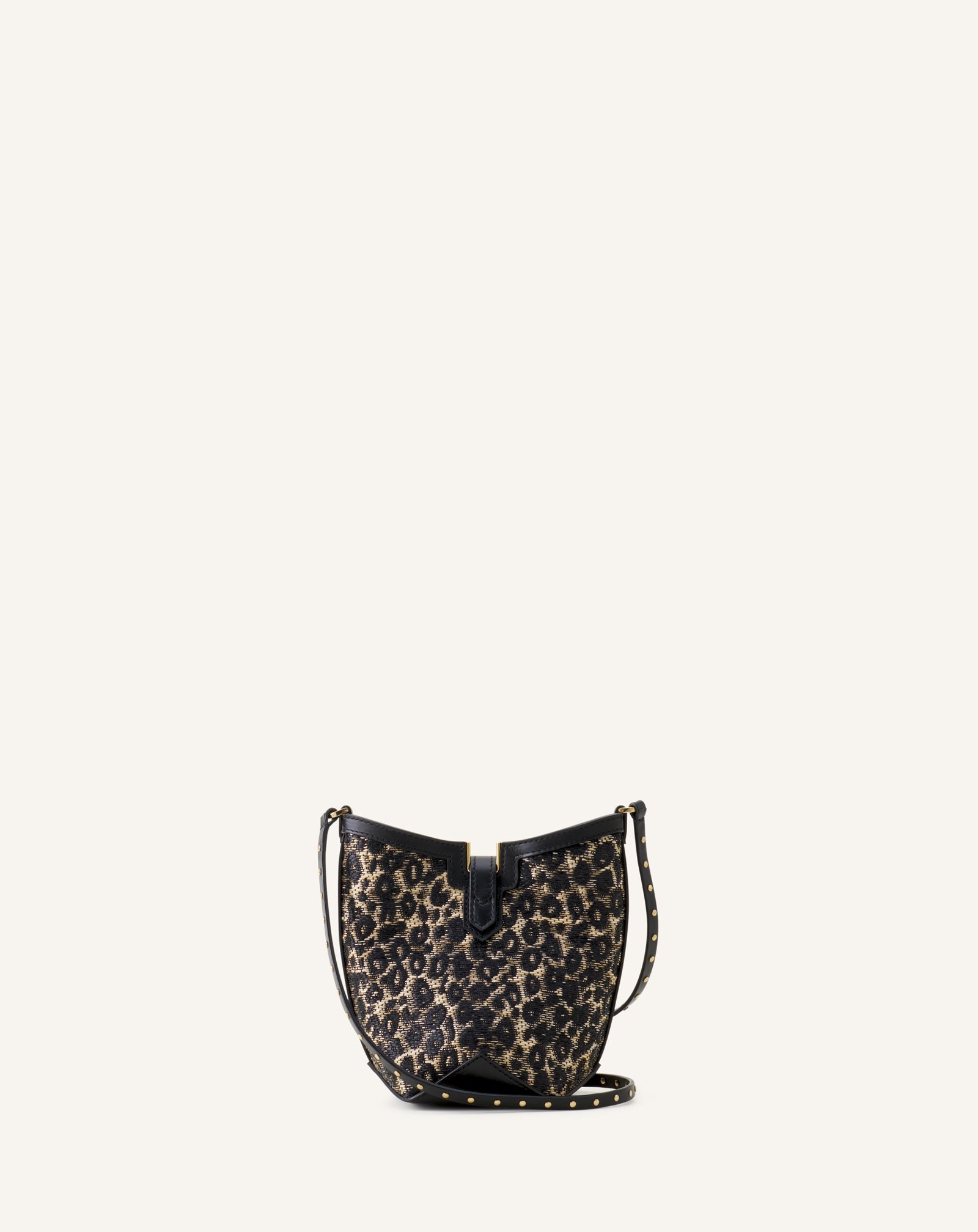 CATCH BY LANVIN NANO BUCKET BAG IN RAFFIA